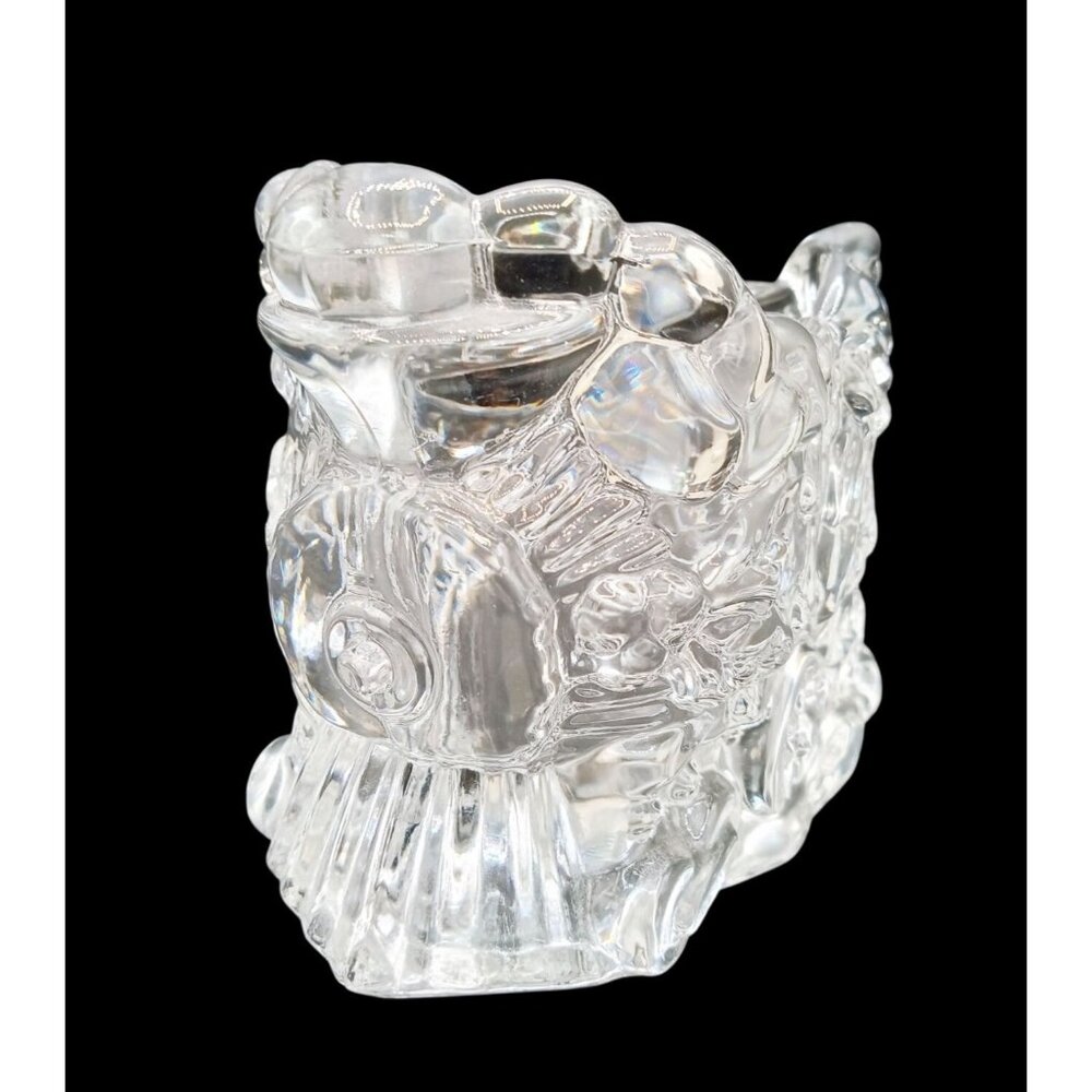 Lead Crystal Train Anna Hutte Bleikristall Vintage Gorham Holiday Candleholder